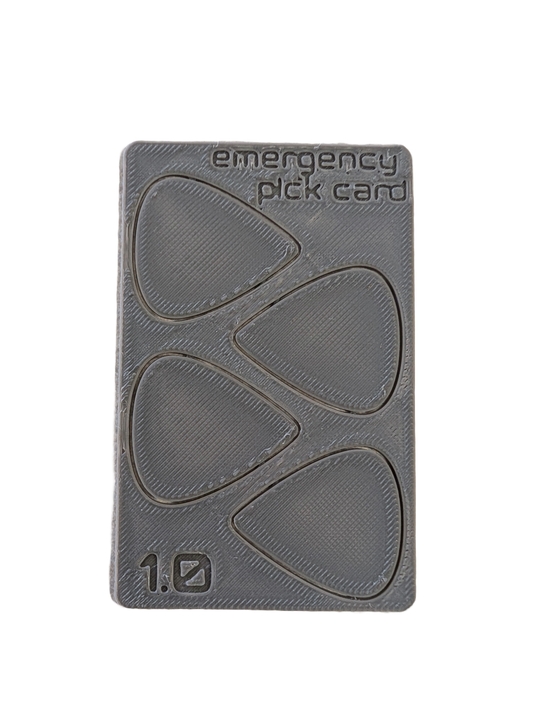 Emergency Guitar Pick Card (1.0mm)