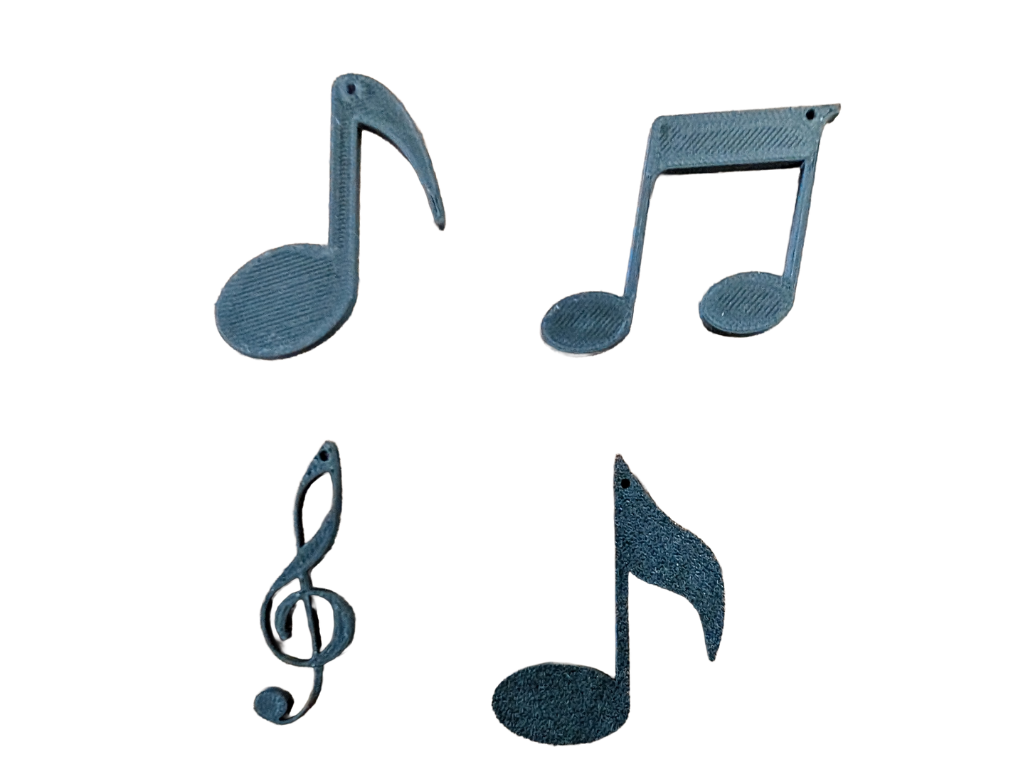 Music Note Keychain (4pc)